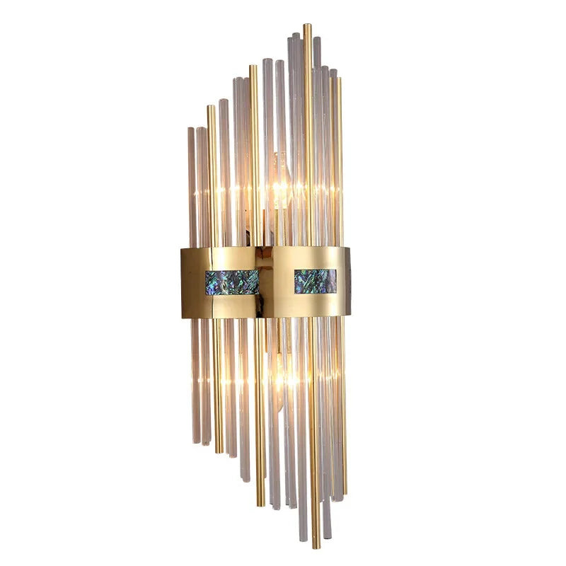 DecorBites™ Crystal LED Wall Lamp for Dining Living Room Restroom Stair Bedside Luxury Sconce