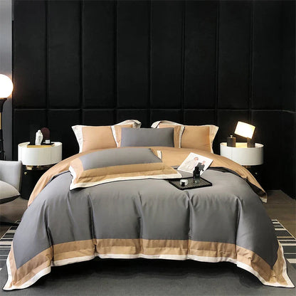 DecorBites™ 1000TC Egyptian Cotton Luxury Hotel Bedding Set - Queen/King Size