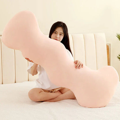 DecorBites™ Ice Cream Wavy Soft Plush Pillow for Girls Bedroom & Sofa