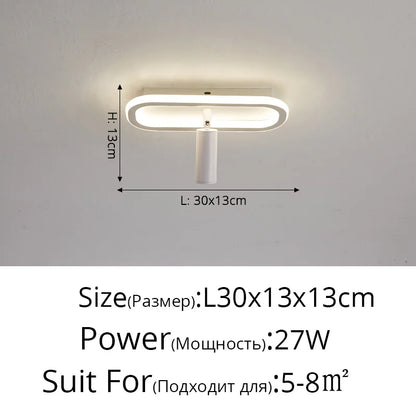DecorBites™ LED Modern Chandelier for Living Room Bedroom Indoor Lighting