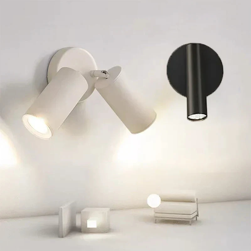 ™ Gold Aluminum LED Wall Lamp Rotatable for Bedroom Living Room Office
