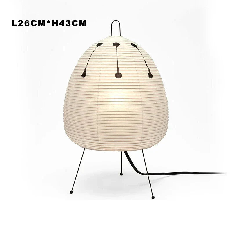 DecorBites™ Japanese Style Paper Floor Lamp for Home Décor and Lighting