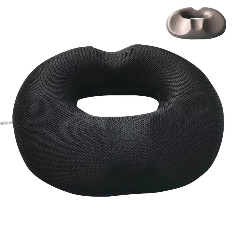 ™ Hemorrhoid Prostate Health Seat Cushion: Removable Bamboo Charcoal Core Butt Cushion