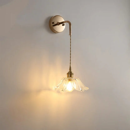 DecorBites™ Clear Glass LED Wall Lamp Modern Crystal Home Decor Nordic Design