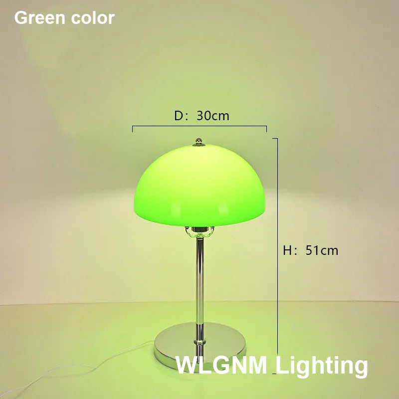 DecorBites™ Bauhaus Mushroom Table Lamp, Modern Acrylic LED Night Light