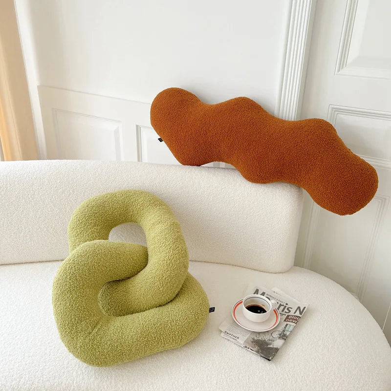 ™ Kids Comfort Knotted Cushion: Handmade & Bendable for Couch, Bed, Car, Office.