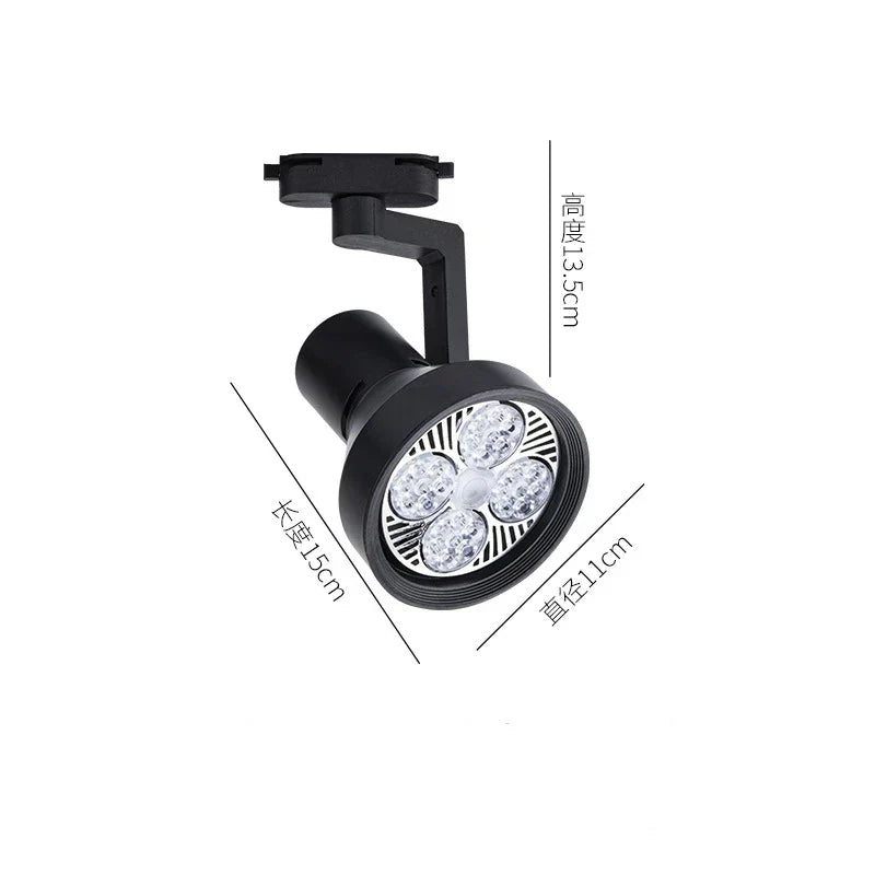 DecorBites™ 35W LED Track Ceiling Spot Light for Indoor Lighting and Retail Display