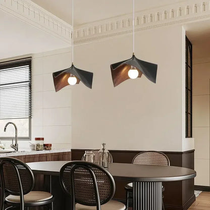 DecorBites™ Black Resin LED Chandelier Pendant Light for Living Room and Bedroom