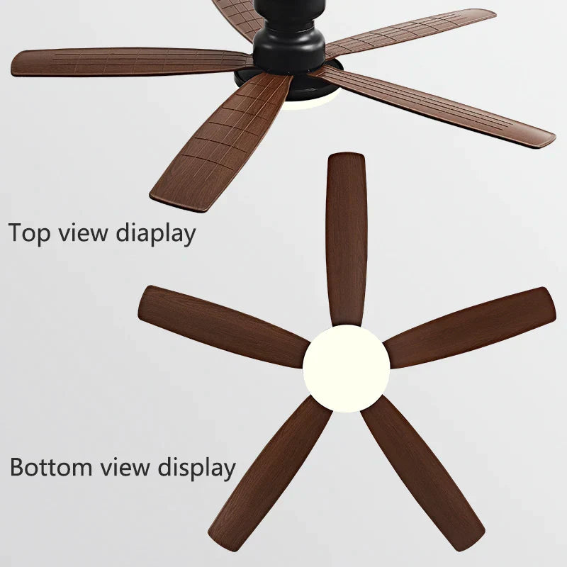 DecorBites™ 72" Low Floor Fan Light Chandelier 2023 Living Room Ceiling Fan Strong Winds