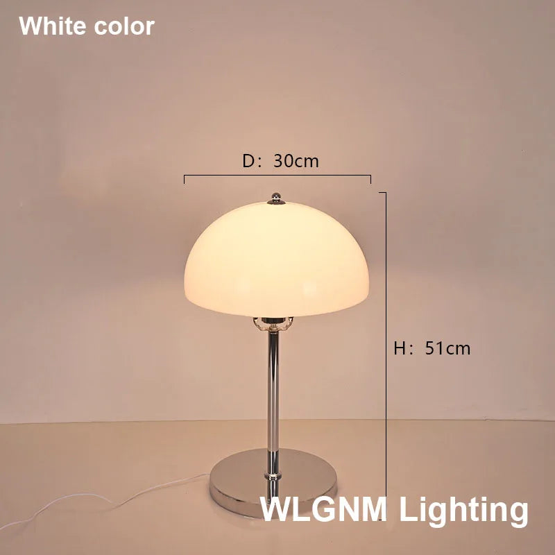 DecorBites™ Bauhaus Mushroom Table Lamp, Modern Acrylic LED Night Light