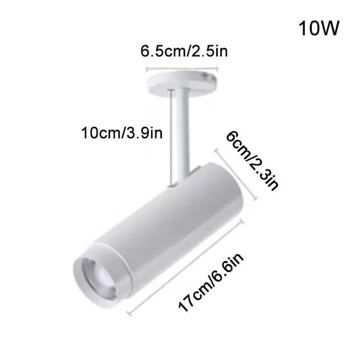 DecorBites™ Adjustable Beam Ceiling Spotlight for Store Office Bar Accent Lighting