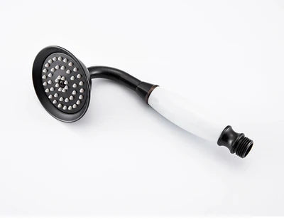 DecorBites™ Antique Gold Handheld Shower Head with Holder and Plumbing Hose