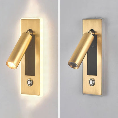 DecorBites™ Dimmable LED Wall Sconce Rotation Reading Light for Bedroom Living Room