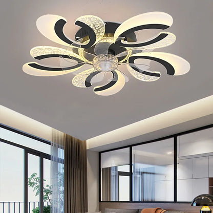 DecorBites™ Ceiling Fan Light LED, Remote Control, Silent, 220V