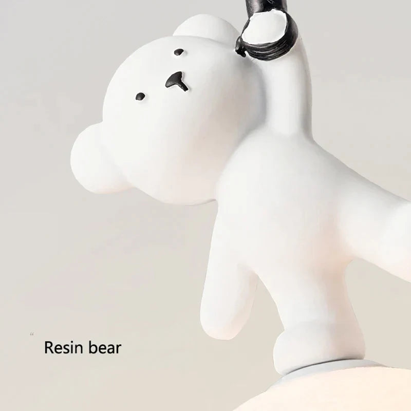 DecorBites™ Bear Nursery Room Resin Pendant Lamp for Kids Bedroom
