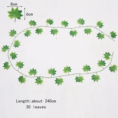 DecorBites™ 12pcs 2.2M Ivy Green Garland String Wall Decoration Artificial Plants