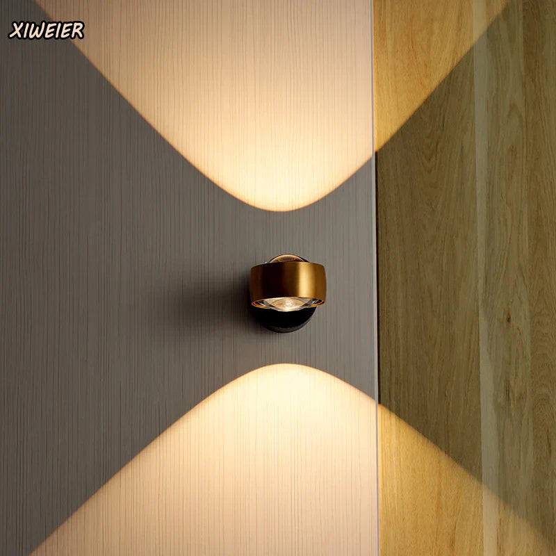 DecorBites™ LED Projection Wall Lamp for Bedside, Corridor, Living Room - Modern Nordic Design