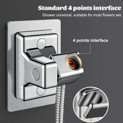 DecorBites™ Adjustable Wall Mounted Shower Head Holder for Bathroom Accessories