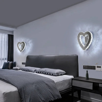 DecorBites™ Crystal Led Wall Sconce | Modern Minimalist Living Room Lighting