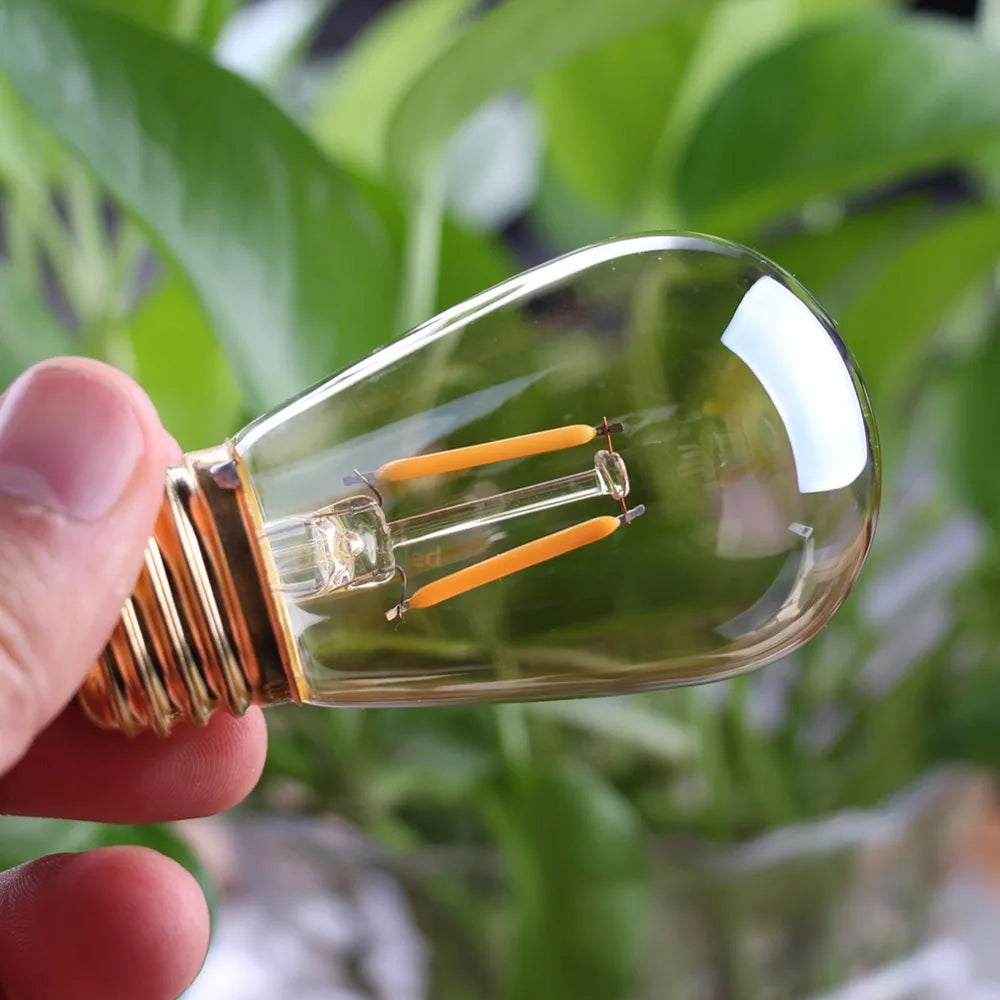 DecorBites™ LED Filament Bulb 3W ST45 Gold Dimmable E26 E27 2200K Indoor Decorative