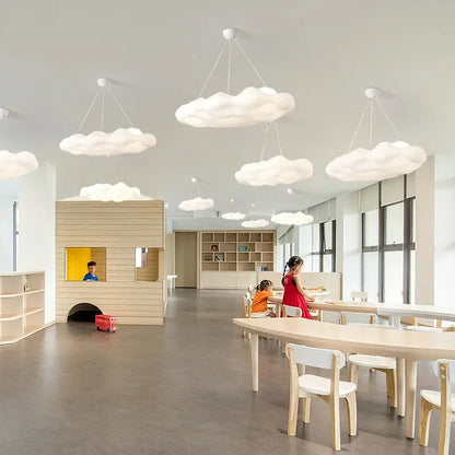 DecorBites™ Cloud LED Ceiling Chandelier - Nordic Minimalist White Design