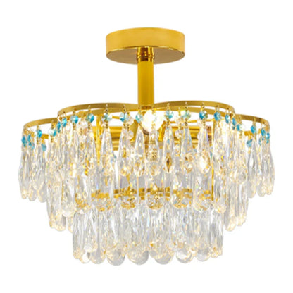DecorBites™ Crystal Light: Elegant Chandelier for Living Room, Dining Room & Bedroom