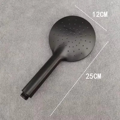 DecorBites™ Black High Pressure Handheld Shower Head for Water Saving and Bathroom Rainfall