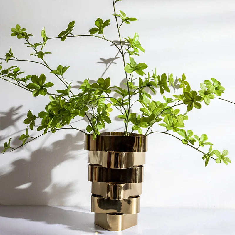 DecorBites™ Geometric Vase for Creative Flower Arrangements