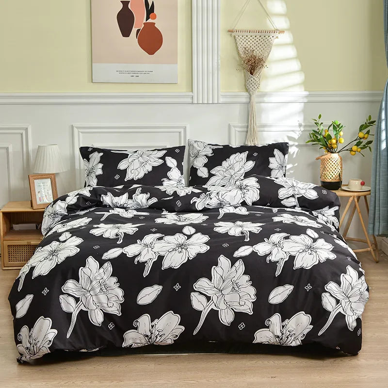 DecorBites™ Butterfly Print Bedding Set - Duvet Cover, Bed Sheets, Pillowcases