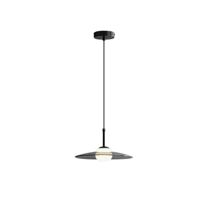 DecorBites™ Glass Pendant Lamp for Bedside with Copper Accents