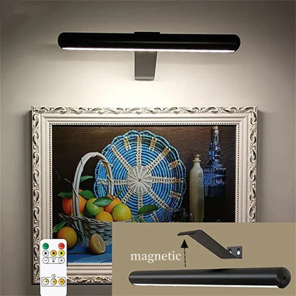 DecorBites™ LED Bathroom Wall Light Gold Dimmable Sconce USB Rechargeable Fixture