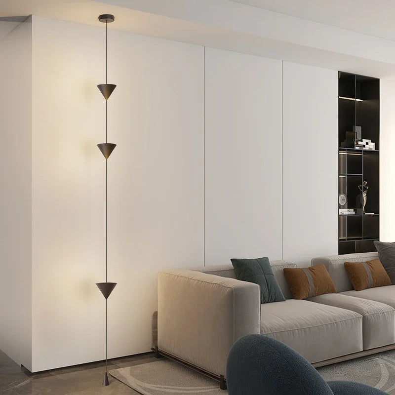 DecorBites™ Black LED Pendant Chandeliers for Modern Nordic Home Decor