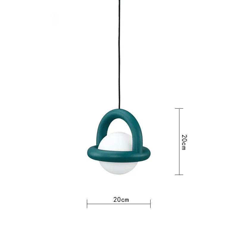 DecorBites™ LED Pendant Lights Acrylic Ball Metal Wire 150cm Dining Room Kitchen Bedroom