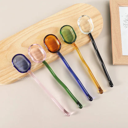 DecorBites™ Glass Dessert Spoon Set