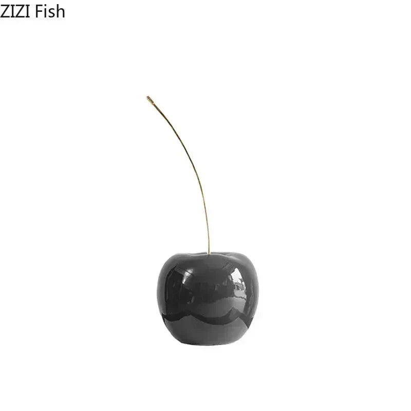 DecorBites™ Cherry Fruit Sculpture Resin Desk Ornament Modern Home Decoration