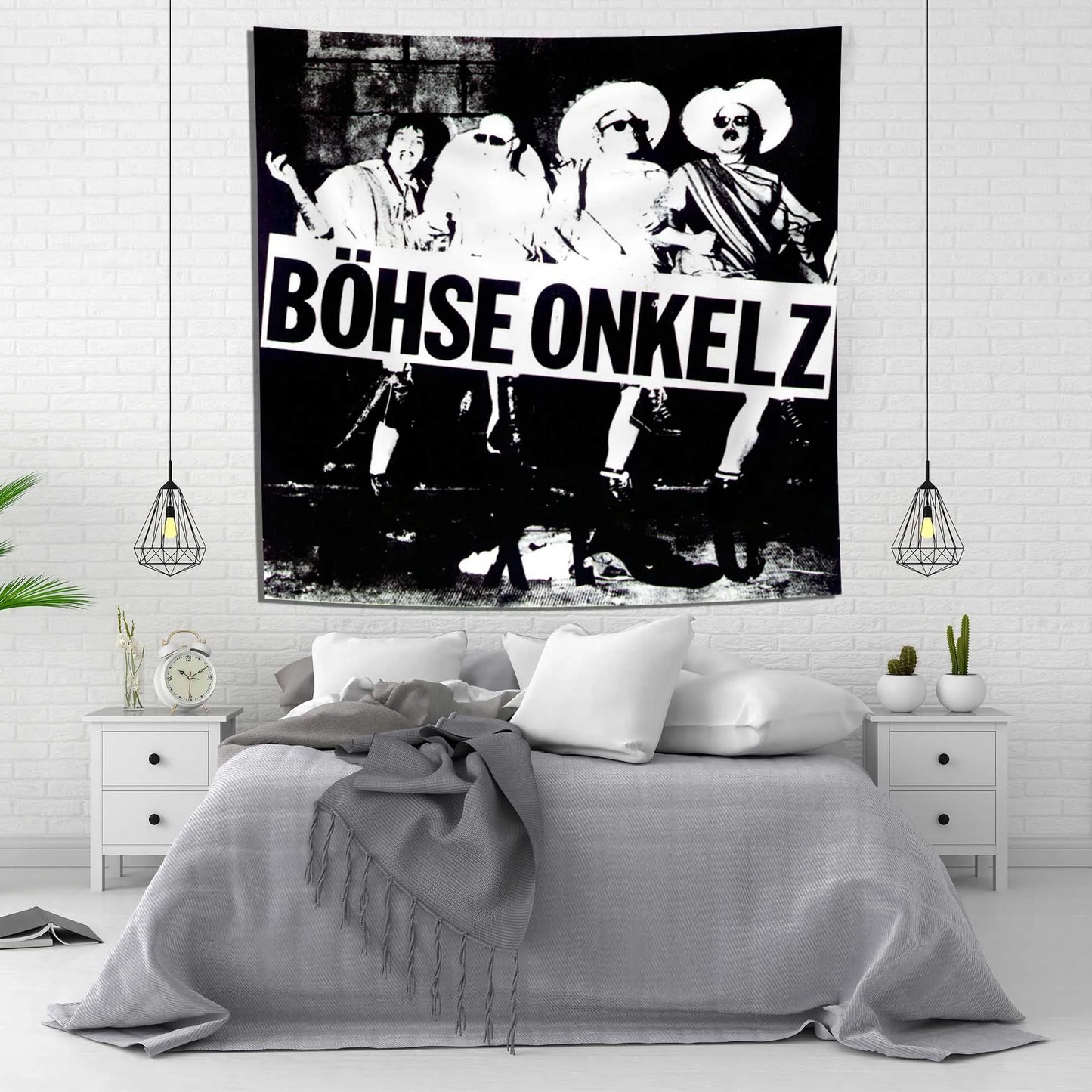 DecorBites™ Bohse Onkelzs German Rock Band Tapestry Flag Wall Decoration