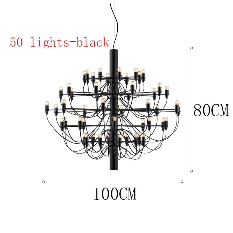 ™ LED Candle Chandelier: Elegant Italian Design Pendant Light for Home Decor