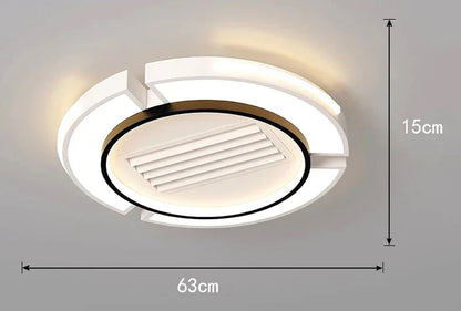 ™ Kids Bedroom Bladeless Ceiling Fan with Remote Control and Light