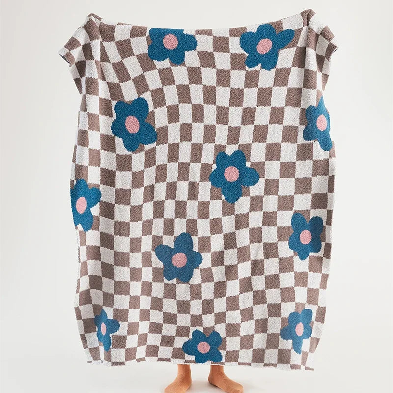 DecorBites™ Knitted Blanket Throws 130x160cm
