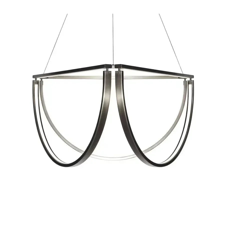 DecorBites™ Gold Chandelier LED Indoor Lighting for Living Room & Bedroom