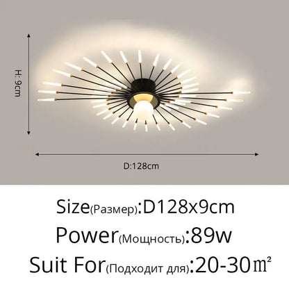 DecorBites™ LED Chandelier for Modern Living Kids Room Bedroom Hall Lighting Decor