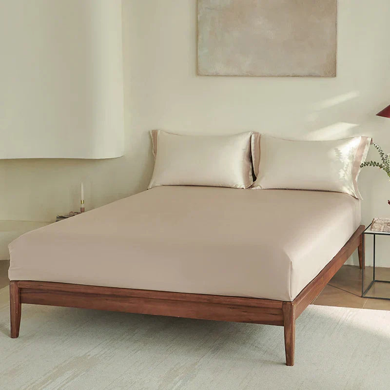 DecorBites™ Luxe Lace Bedding Set: 1000TC Egyptian Cotton Duvet, Sheet, Pillowcases