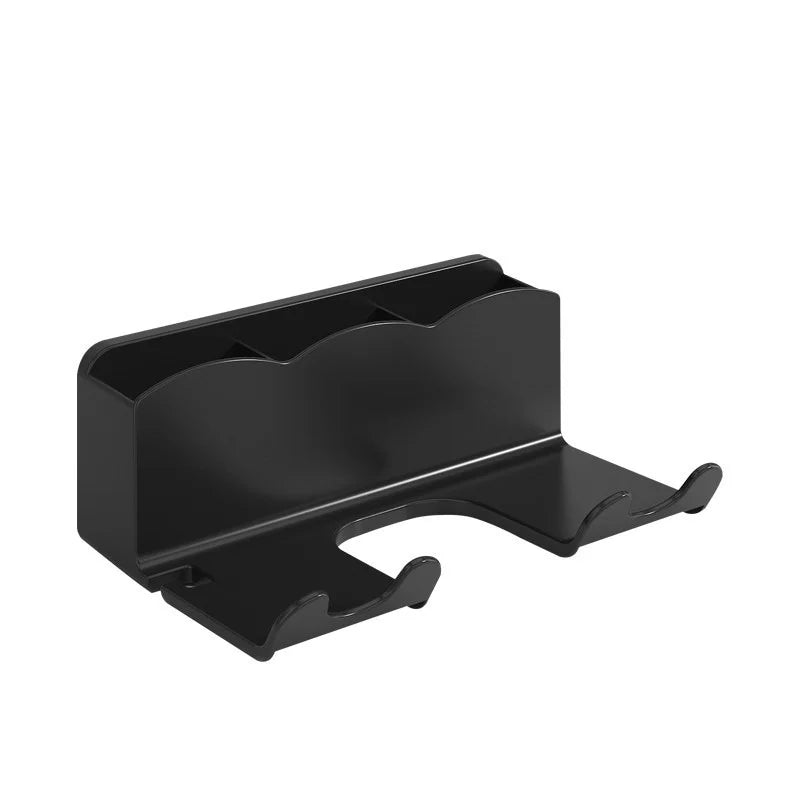 DecorBites™ Haircare Holder: Wall Mount Hairdryer Organizer & Straightener Stand
