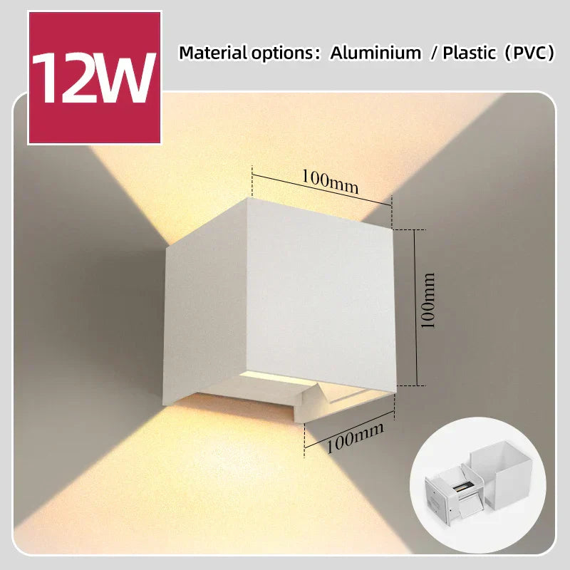 DecorBites™ LED Wall Light for Home Decor and Exterior Lighting