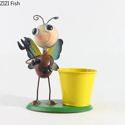 DecorBites™ Ants Gardener Vase: Creative Plant Pots for Aesthetic Room Decor