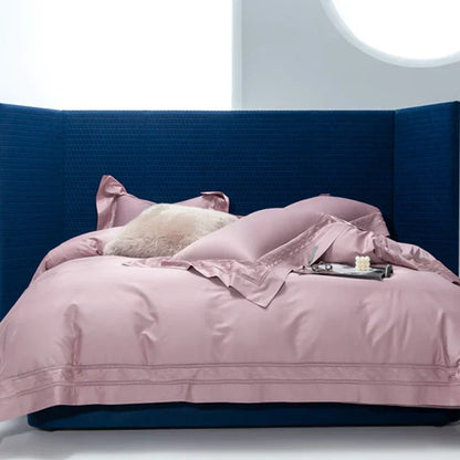 1400TC Egyptian Cotton DecorBites™ Bedding Set with Wide Edge Embroidery & Hollow Out Design
