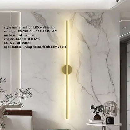 DecorBites™ Linear Tube LED Wall Lamp Living Room Bedside Foyer Corridor Sconce Panel