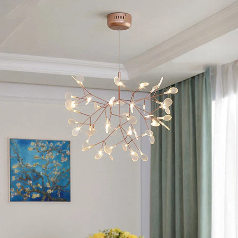 ™ Luxe Chandelier: Modern Nordic Ceiling Light for Living & Dining Room