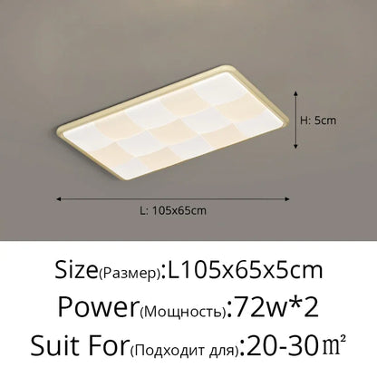 DecorBites™ Cream Style LED Ceiling Lights - Modern, Simple, Atmospheric Lighting for Home