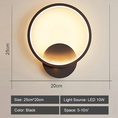 DecorBites™ LED Acrylic Wall Light Shade for Bedroom Living Room Home décor